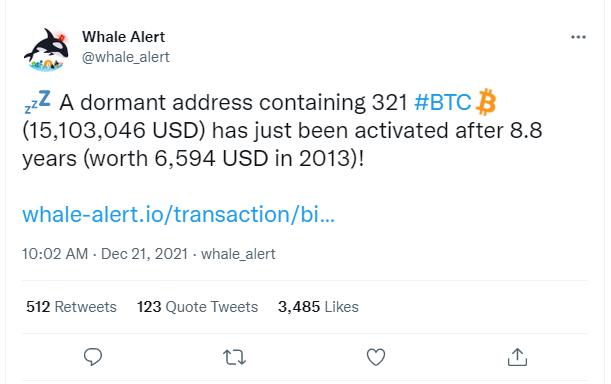 Bỗng dưng tìm lại được ví chứa 321 Bitcoin mua từ 2013, một ai đó vừa trở thành triệu phú khi giá BTC đã tăng gấp 2350 lần  - Ảnh 1.