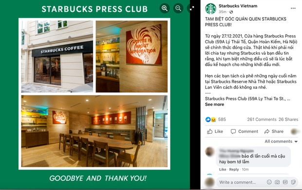 Một chi nhánh Starbucks “huyền thoại” của Hà Nội thông báo đóng cửa: Biểu tượng check-in một thời chính thức khép lại! - Ảnh 4.