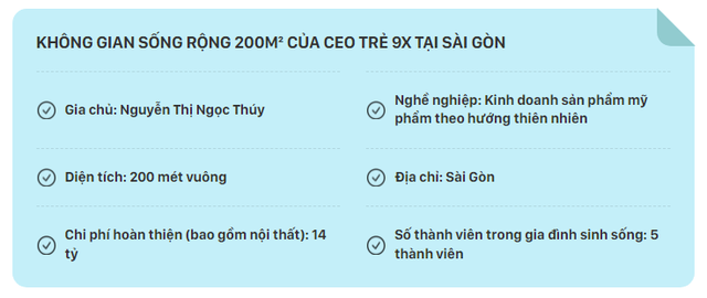 Ngắm không gian sống rộng 200m² của CEO trẻ 9x tại Sài Gòn, full nội thất giá trị khủng tới 14 tỷ - Ảnh 2.