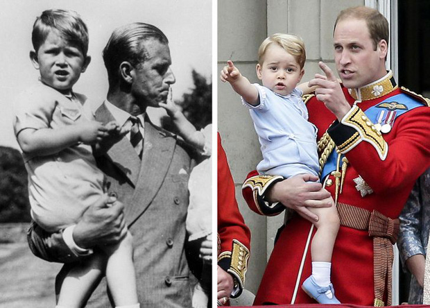 Những khoảnh khắc giống nhau đến kỳ lạ của các thế hệ Hoàng gia Anh: Công nương Diana để lại quá nhiều dấu ấn - Ảnh 7.