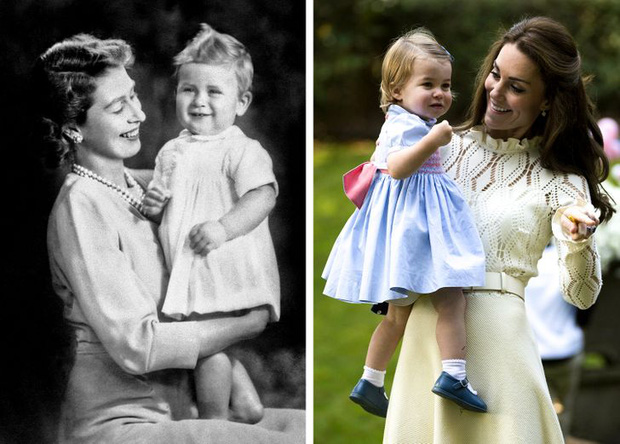 Những khoảnh khắc giống nhau đến kỳ lạ của các thế hệ Hoàng gia Anh: Công nương Diana để lại quá nhiều dấu ấn - Ảnh 10.