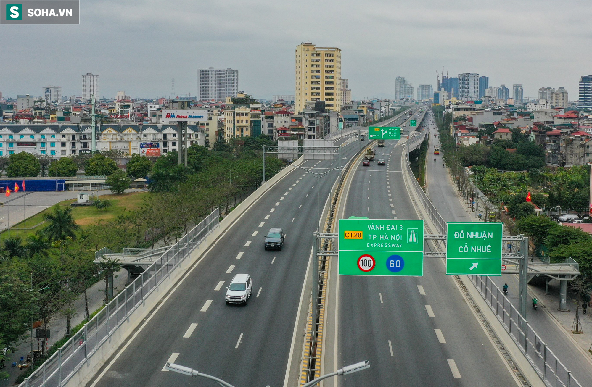 Cận cảnh cao tốc trên cao đầu tiên ở Việt Nam cho xe chạy mát ga tới 100km/h - Ảnh 3.