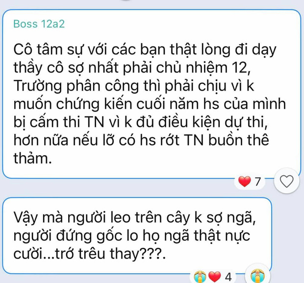 Thấy học trò lớp 12 chểnh mảng không chịu học, cô giáo gửi 2 dòng tin nhắn dài đánh trúng tim đen làm đứa nào cũng xấu hổ - Ảnh 1.