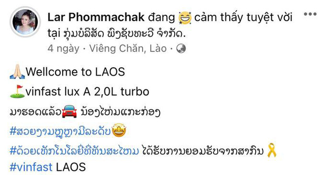 VinFast Lux A2.0 và President ồ ạt về đại lý Lào, sales nói không đắt, dân tình khen đẹp: Trúng số sẽ mua cho con gái đi học - Ảnh 2.