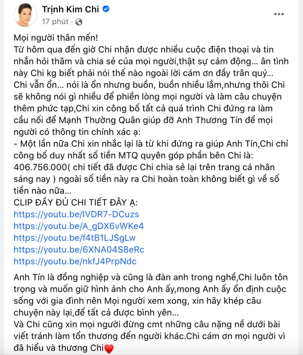  1 năm buồn của Trịnh Kim Chi  - Ảnh 2.