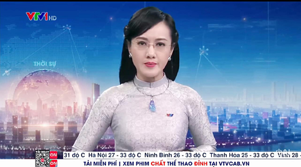 Chồng cực kín tiếng của BTV Hoài Anh, người vừa rời khỏi Bản tin Thời sự 19h - Ảnh 1.