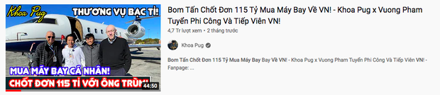 Khoa Pug bị tố “lươn lẹo” nửa vời trong vlog mua máy bay 115 tỷ cùng Vương Phạm, giật tiêu đề gây sốc nhưng sự thật là… - Ảnh 3.