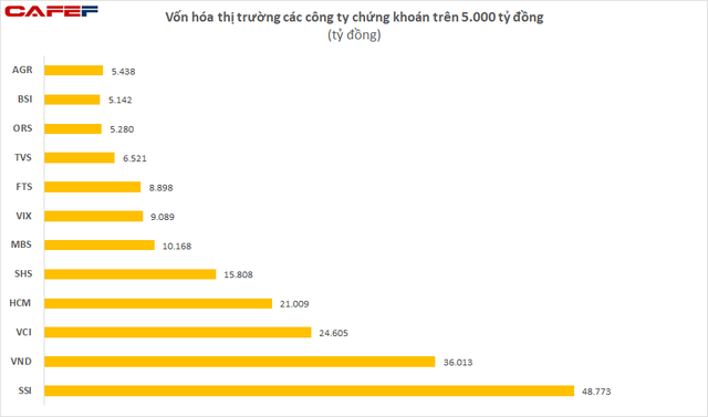 Cổ phiếu chứng khoán chợt nổi sóng, khép lại năm thăng hoa với quán quân tăng tới 809%, thấp nhất là HCM chỉ tăng được 98% - Ảnh 6.