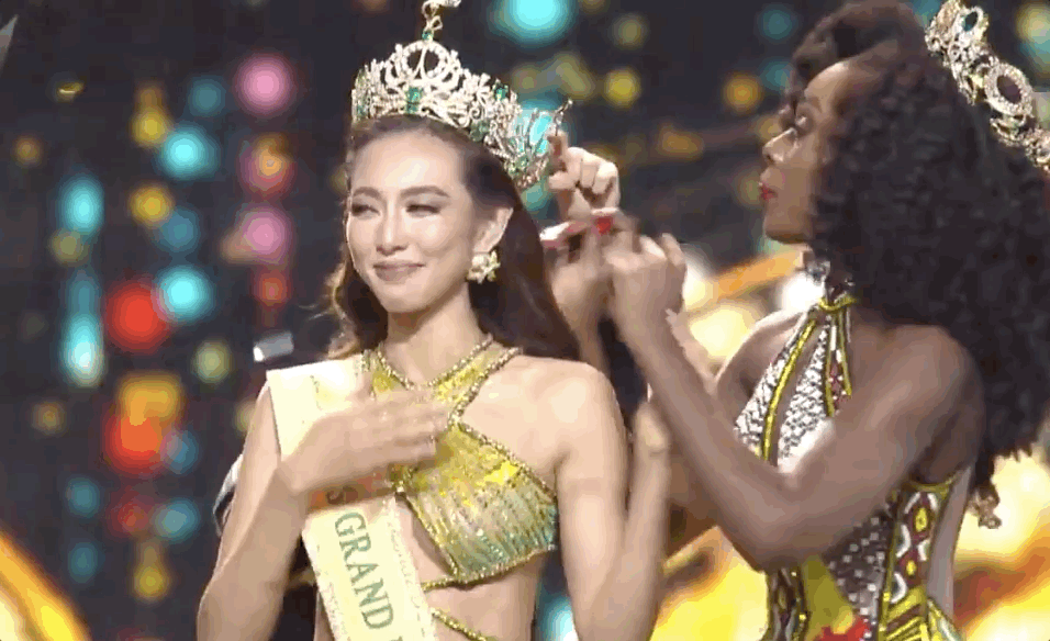 Thùy Tiên đăng quang Hoa hậu Hòa bình Thế giới 2021, làm nên lịch sử cho nhan sắc Việt Nam - Ảnh 1.