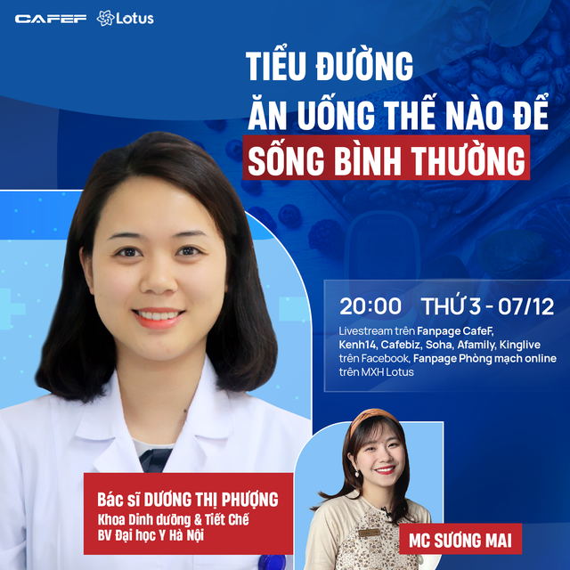 Tiểu đường phải kiêng hoàn toàn tinh bột, đường, sữa là ĐÚNG hay SAI: Đặt ngay câu hỏi cho chuyên gia ĐH Y để biết về Tiểu đường – Ăn uống thế nào để sống bình thường? - Ảnh 1.