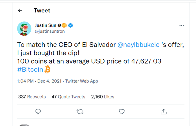 Chi 166 tỷ bắt đáy khi Bitcoin lao dốc, tổng thống El Salvador rủ rê cả truyền nhân của Jack Ma bỏ trăm tỷ tham gia cùng - Ảnh 2.