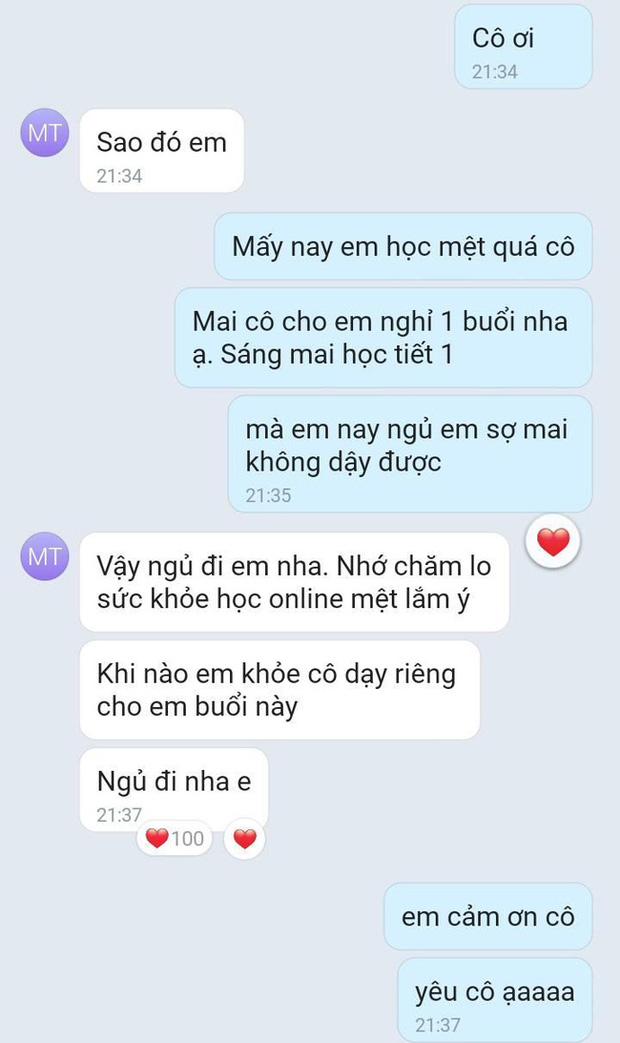 Giáo viên trả lời quá khéo khi thấy nữ sinh xin nghỉ học online 1 buổi: Đọc xong chỉ ước cô dạy lớp mình mỗi ngày! - Ảnh 1.