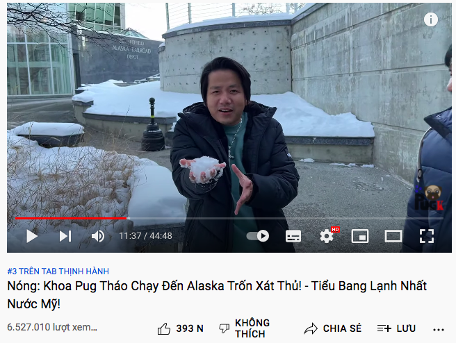 Thành tích vang dội trên YouTube của Khoa Pug 1 tuần sau status chấn động, đến sao Vbiz còn hiếm ai làm được - Ảnh 5.