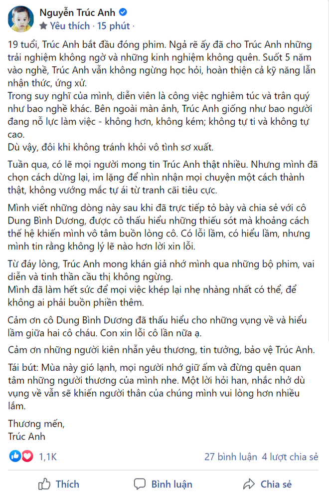 Trúc Anh bị ném đá thậm tệ sau lời xin lỗi NSX Dung Bình Dương: Toàn đổ lỗi, thảo mai và giả trân hết sức - Ảnh 1.