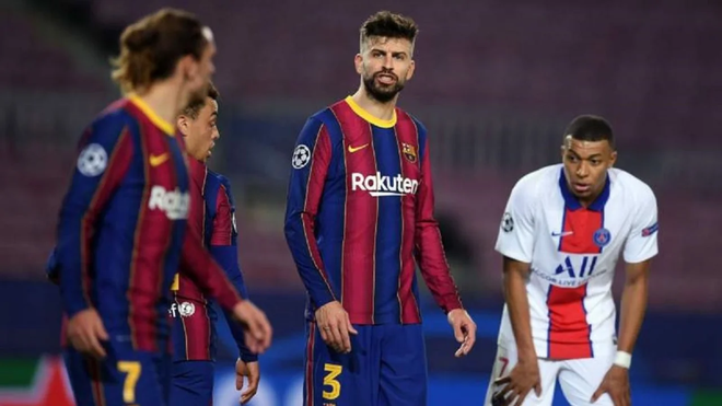 Hai sao Barca chửi nhau trong trận thua thảm PSG - Ảnh 1.