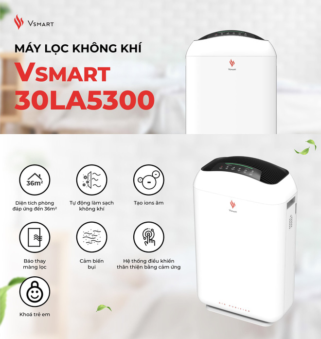 Máy lọc không khí Vsmart chính thức ra mắt, giá từ 2.9 đến 10.9 triệu đồng - Ảnh 2.