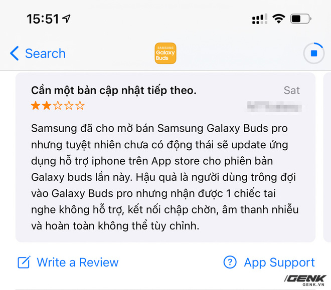 Tai nghe Galaxy Buds Pro x&agrave;i rất ổn nhưng người d&ugrave;ng iOS th&igrave; lại đang kh&oacute;c r&ograve;ng - Ảnh 4.