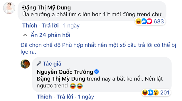 Quốc Trường thả thính tìm người yêu kém 11 tuổi, Midu liền vào nhắc nhở ngay và luôn! - Ảnh 2.