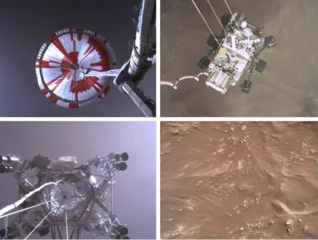NASA công bố video nổi da gà của tàu đổ bộ xuống sao Hoả - Ảnh 1.