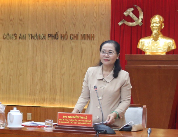 Thiếu tướng Lê Hồng Nam làm Trưởng Tiểu ban an ninh bầu cử ĐBQH tại TPHCM - Ảnh 1.