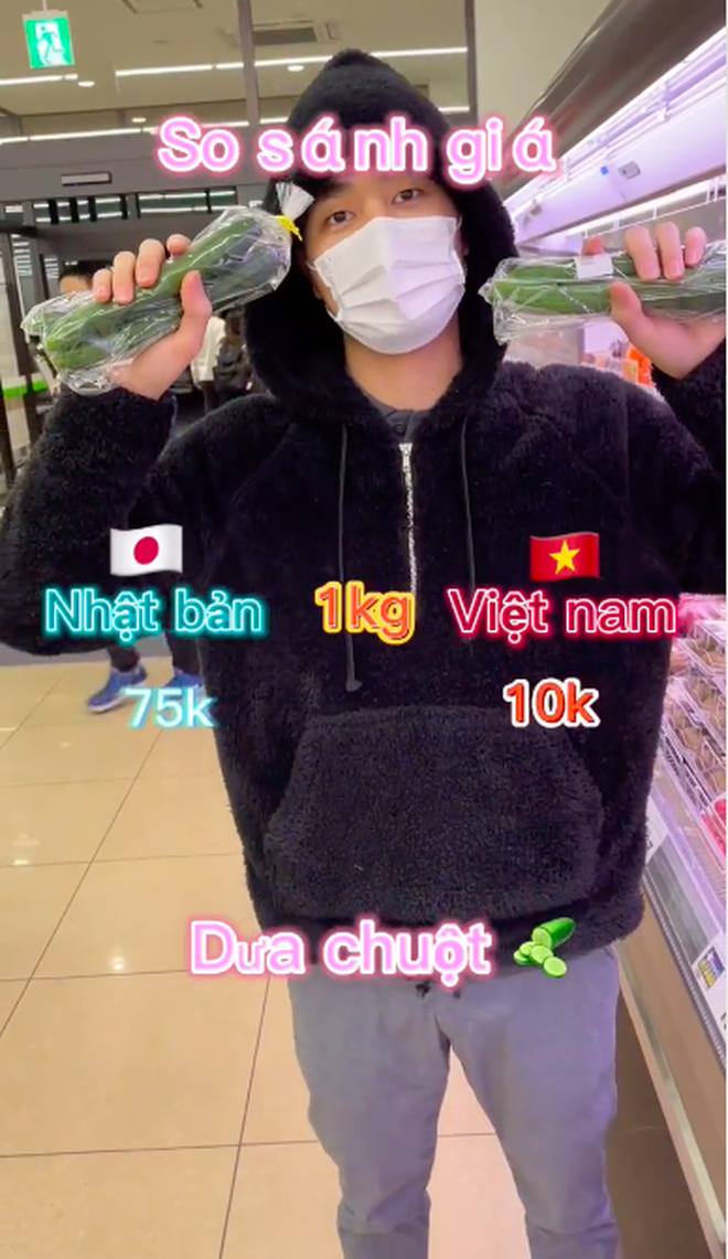 Chàng trai làm clip so sánh giá thực phẩm bán ở Nhật và Việt Nam, xem xong dân mạng liền nổ ra tranh cãi vì một lý do - Ảnh 3.