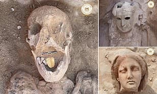 Xác ướp lưỡi vàng 2.000 năm tuổi xuất hiện ở Ai Cập - Ảnh 3.