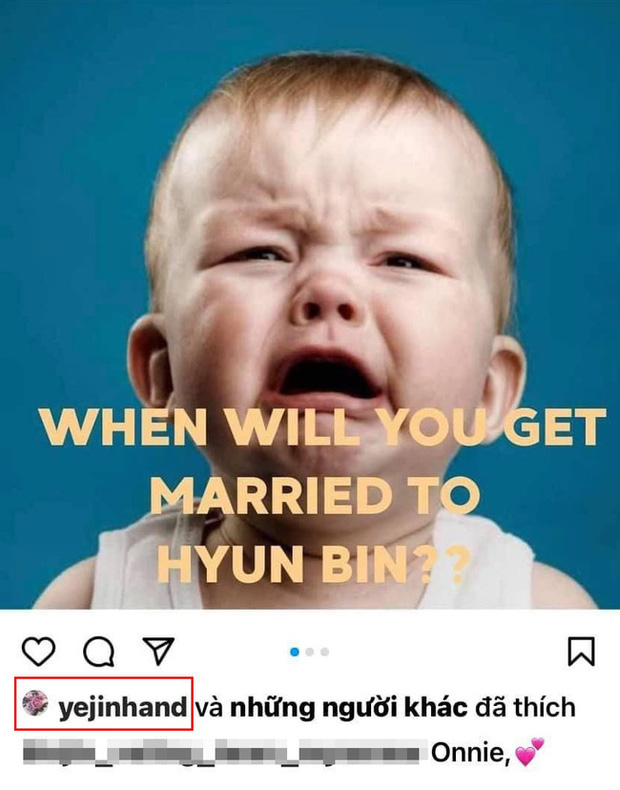 Giữa loạt tin đồn cưới Hyun Bin, Son Ye Jin bỗng có động thái đầy ẩn tình đáng nghi - Ảnh 1. Giữa loạt tin đồn cưới Hyun Bin, Son Ye Jin bỗng có động thái đầy ẩn tình đáng nghi - Ảnh 1.