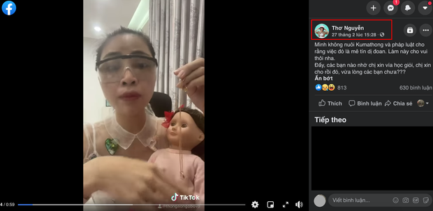 Thơ Nguyễn đăng full clip vụ xin búp bê vía học giỏi, netizen phát hiện những tình tiết cố lấp liếm scandal - Ảnh 3.