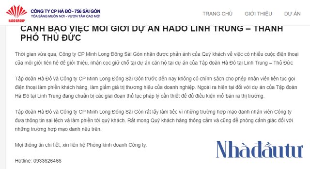  Chủ đầu tư địa ốc ‘đau đầu’ vì bị môi giới giả mạo bán trộm dự án  - Ảnh 1.