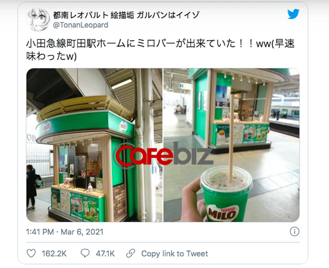 Kỳ tích của Milo ở Nhật Bản: Chỉ bằng 1 dòng tweet khiến cả nước điên cuồng săn lùng, nhu cầu tăng 700%, Nestle không còn hàng để bán buộc hàng triệu người phải nhịn uống suốt 3 tháng - Ảnh 1.