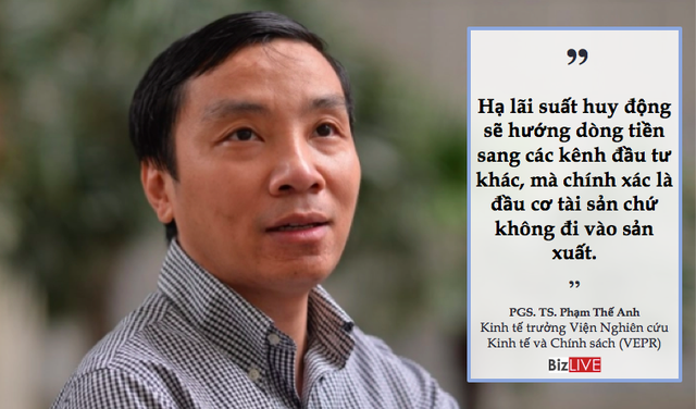  TS. Phạm Thế Anh: “Hạ lãi suất đang khiến dòng tiền đổ vào các kênh đầu cơ tài sản”  - Ảnh 2.