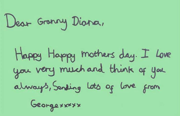 Vợ chồng Hoàng tử William đăng 3 tấm thiệp đặc biệt do các con làm tặng Công nương Diana chứa ẩn ý sâu xa, ám chỉ cả em trai Harry - Ảnh 3.