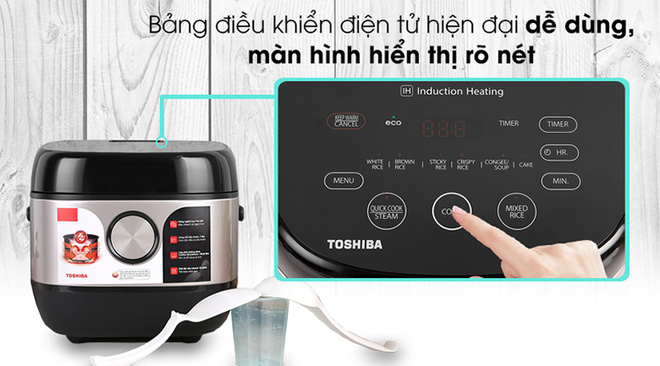 Nồi cơm cao tần Toshiba: Hot nhất nhì trong tầm giá dưới 3 triệu nhưng lại khiến chị em tranh cãi - Ảnh 6.