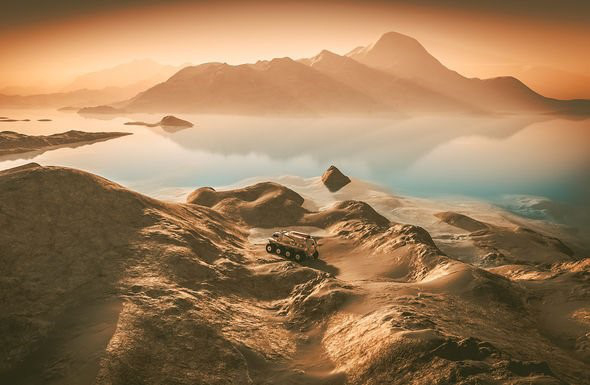 Toàn bộ đại dương của sao Hỏa đang bị nhốt trong lớp vỏ hành tinh - Ảnh 1.