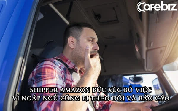 ‘Giọt nước tràn ly’ khiến shipper Amazon bỏ việc: Ngáp ngủ trên xe cũng bị camera AI theo dõi và báo cáo - Ảnh 1.