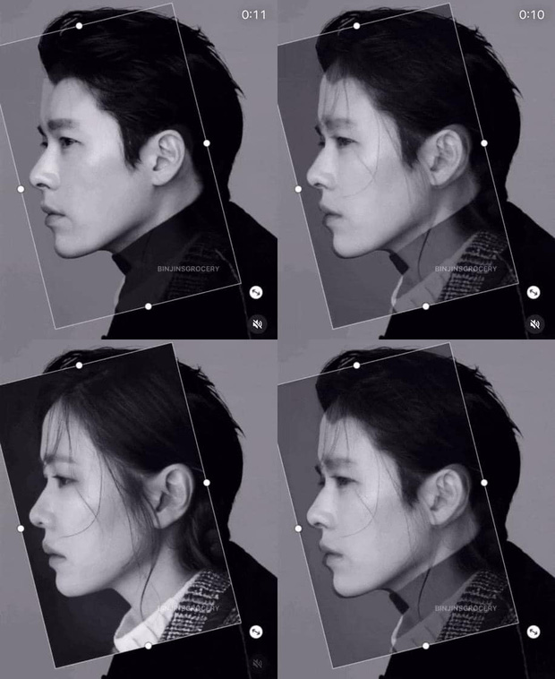 Chưa cặp đôi nào có tướng phu thê đỉnh như Hyun Bin - Son Ye Jin: Mặt khớp đến gần 100%, ảnh góc nghiêng gây choáng - Ảnh 4.