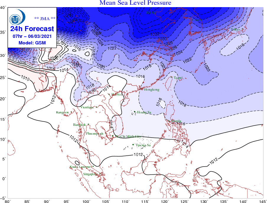 Thông tin về không khí lạnh đang tràn xuống, miền Bắc mưa rét từ đêm mai - Ảnh 1.