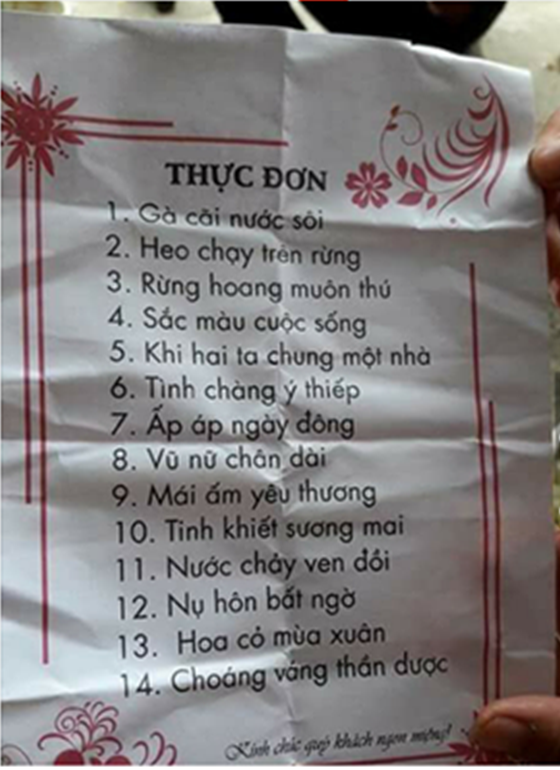 Cư dân mạng chia sẻ liên tục chiếc menu với những món ăn cực bất ngờ, có 1-0-2 - Ảnh 4.