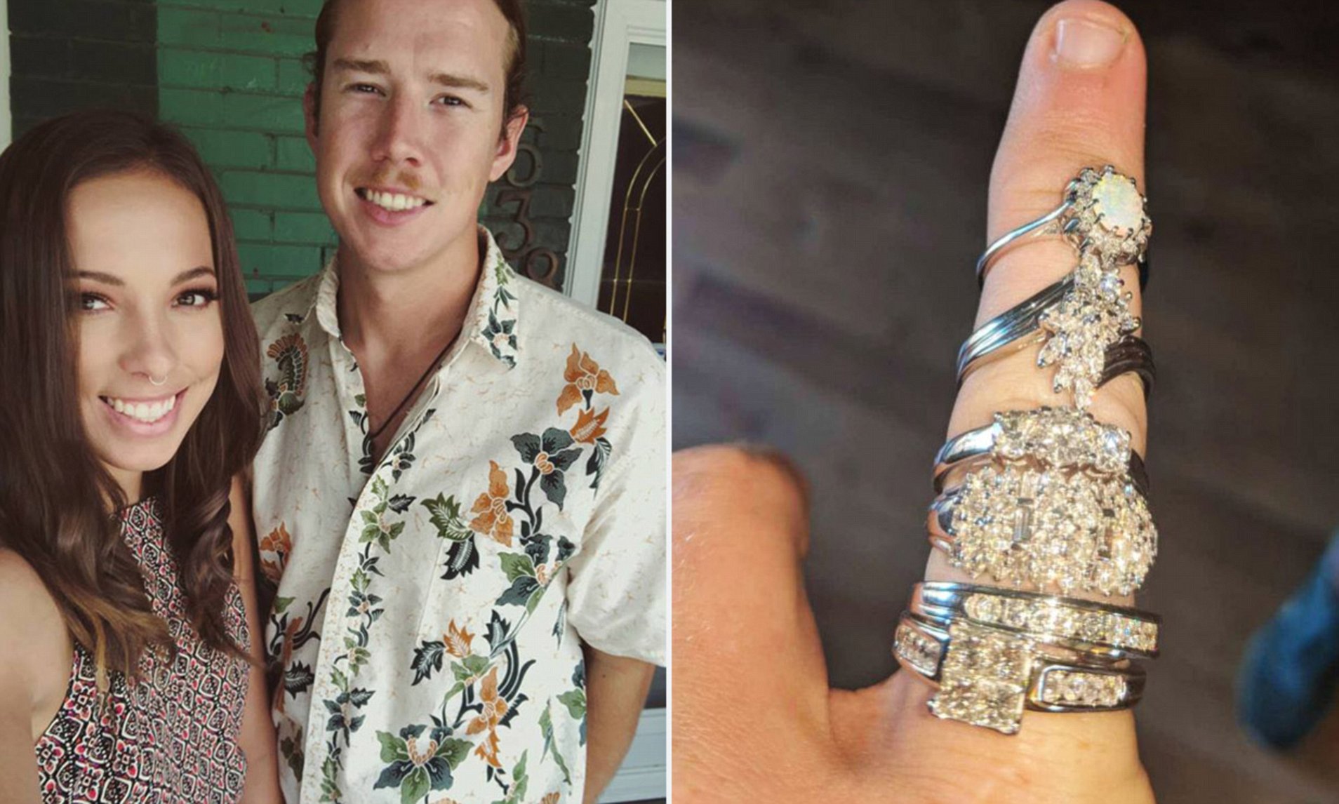 Cặp đôi quyết định giữ lại nguyên vẹn những chiếc nhẫn. 