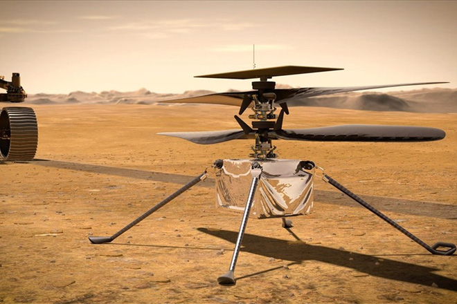 Chuyến bay lịch sử đầu tiên của trực thăng trên Sao Hỏa bị hoãn do gặp trục trặc bất ngờ - Ảnh 1.