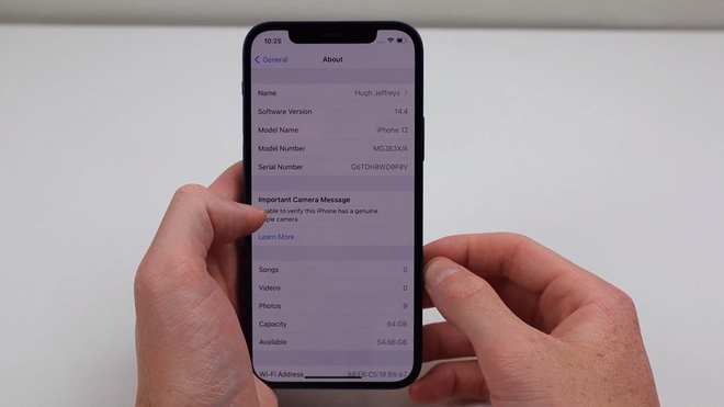 Cách kiểm tra iPhone 12 của bạn đã bị thay camera hay chưa - Ảnh 6.