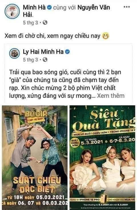 Netizen tranh cãi Trấn Thành PR phim ngoại ngay khi bom tấn của Lý Hải vừa ra mắt: Sợ Bố Già bị soán ngôi hay gì? - Ảnh 1.