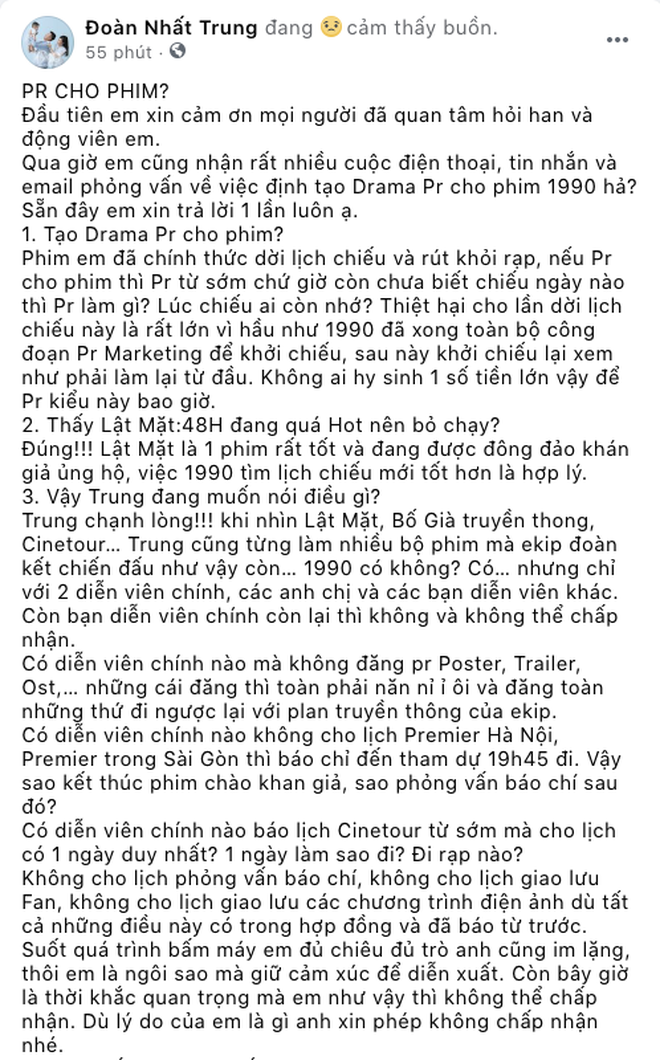 Bài tố của đạo diễn 1990 được hàng loạt sao Vbiz ủng hộ, đạo diễn Vua Bánh Mì tiết lộ cũng bị nữ diễn viên nọ “hành”? - Ảnh 1.