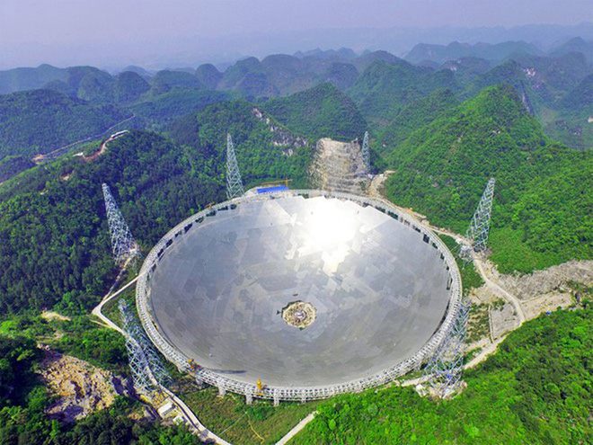 Cận cảnh kính viễn vọng Trung Quốc, tương đương 30 sân bóng đá - Ảnh 3.