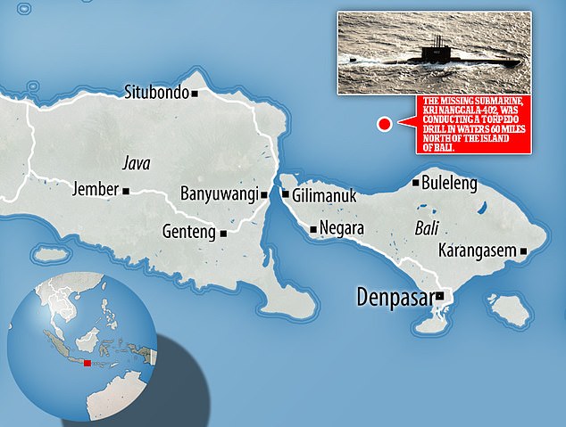Indonesia trục vớt được nhiều vật dụng của tàu ngầm mất tích - Khó ai có thể sống dưới độ sâu 850m - Ảnh 1.