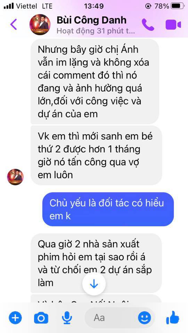 Bị Hồng &Aacute;nh tố nhầm trong clip V&otilde; Ho&agrave;ng Y&ecirc;n, nam diễn vi&ecirc;n cầu cứu Hứa Minh Đạt: Chị &Aacute;nh vẫn im lặng, giờ em bị xướng t&ecirc;n l&agrave; lừa đảo - Ảnh 3.