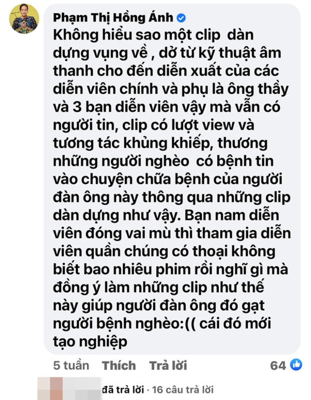 Bị Hồng &Aacute;nh tố nhầm trong clip V&otilde; Ho&agrave;ng Y&ecirc;n, nam diễn vi&ecirc;n cầu cứu Hứa Minh Đạt: Chị &Aacute;nh vẫn im lặng, giờ em bị xướng t&ecirc;n l&agrave; lừa đảo - Ảnh 7.