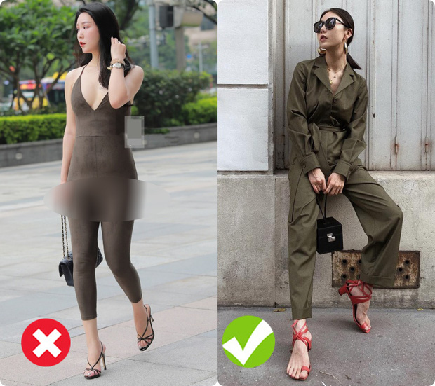 Chị em muốn mặc jumpsuit để khoe dáng thì đừng gây phản cảm như cô gái này - Ảnh 3.