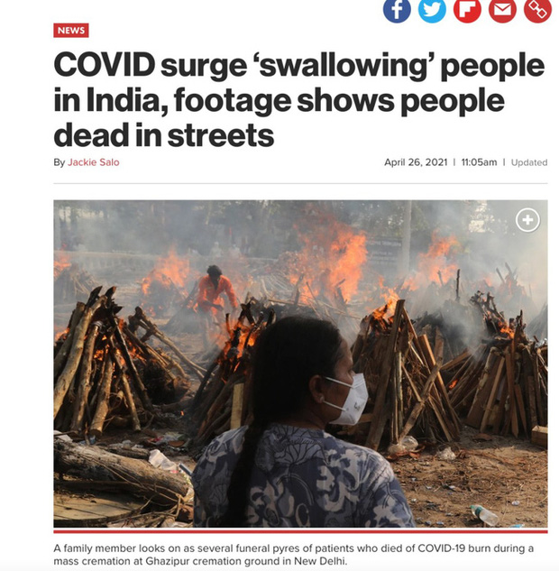 Sự thật phía sau đoạn clip người dân Ấn Độ mắc Covid-19 ngã gục, nằm la liệt trên đường phố gây bão mạng xã hội - Ảnh 4.