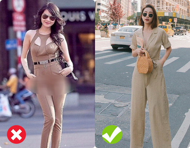 Chị em muốn mặc jumpsuit để khoe dáng thì đừng gây phản cảm như cô gái này - Ảnh 4.